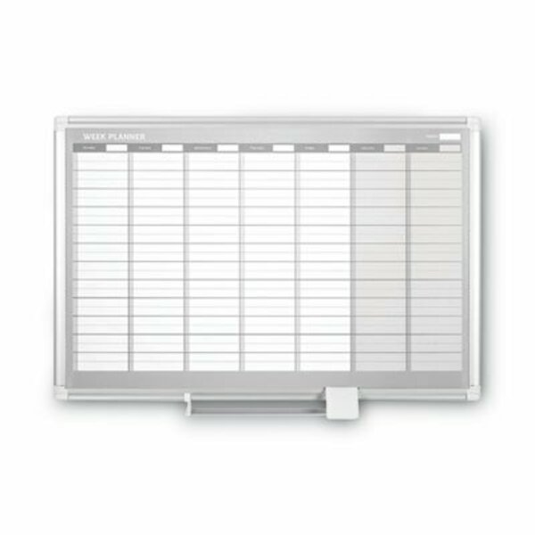 Bi-Silque MasterVisi, Weekly Planner, 36x24, Aluminum Frame GA0396830